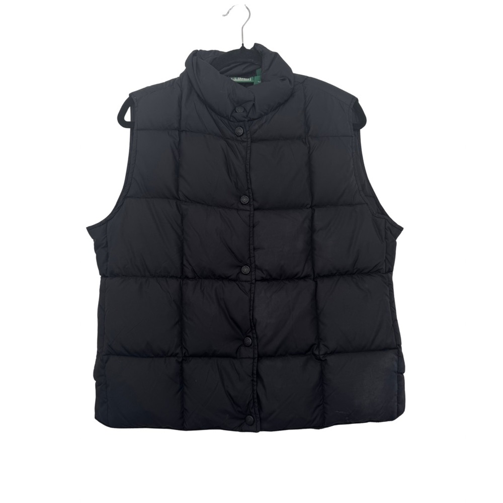 L.L. Bean Women's Black Quilted Vest Size Large